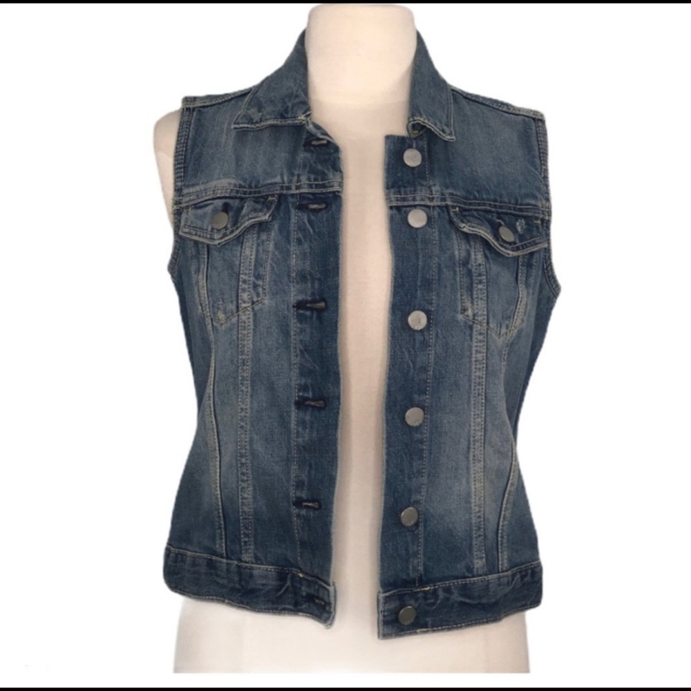 Gap 1969 Icon Denim Vest Small